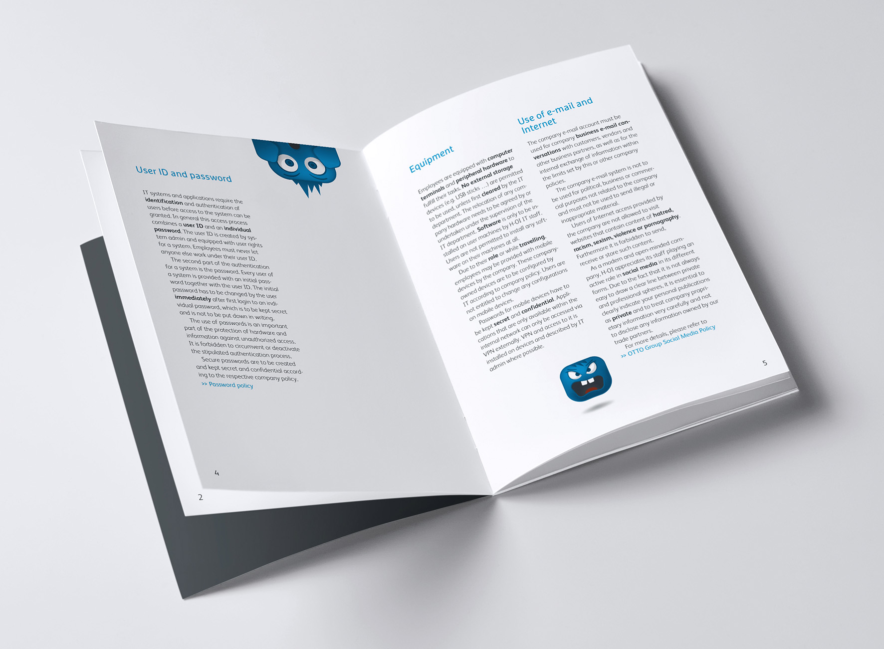 blank brochure